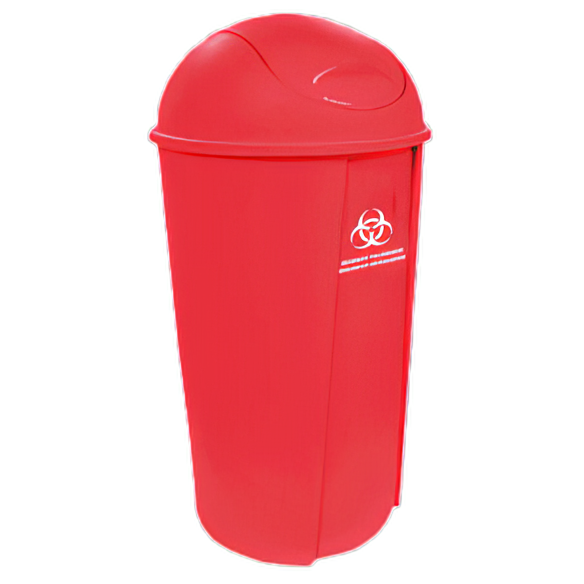 Contenedor RPBI rojo de 80 litros con tapa balancín