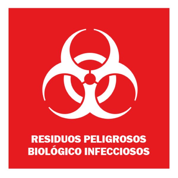 Señalética RPBI para residuos peligrosos biológico-infecciosos